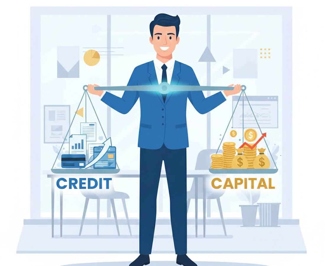 balance of credit and capital