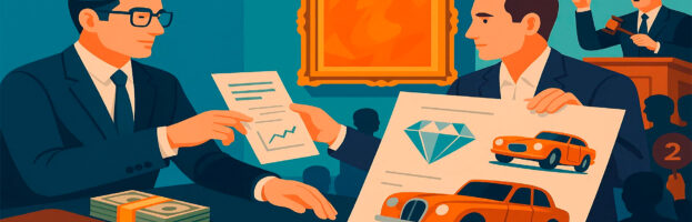 How Auction Loans Based on Future Winnings Reshape Bidding Strategies